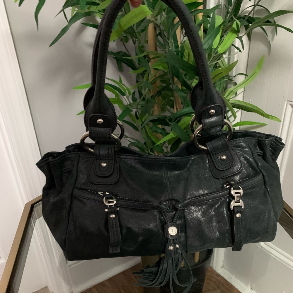 B.Makowsky Leather handbag.